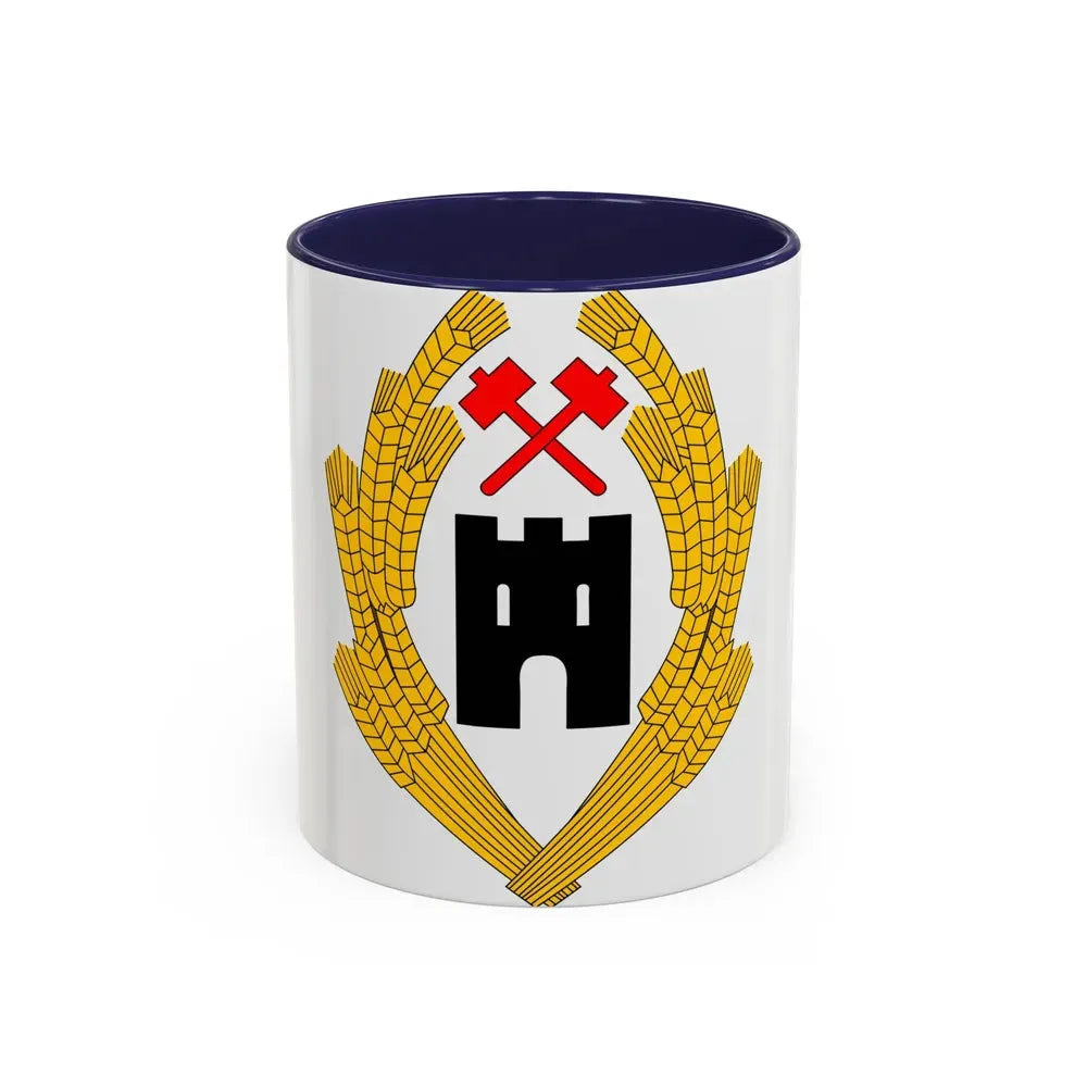 Coat of Arms of Austria 1918 - Accent Coffee Mug 11oz Navy - Go Mug Yourself