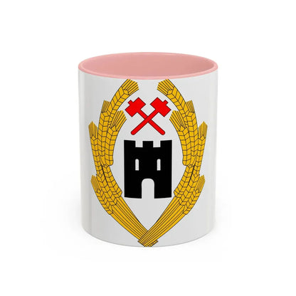 Coat of Arms of Austria 1918 - Accent Coffee Mug 11oz Pink - Go Mug Yourself