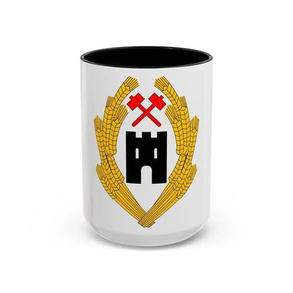 Coat of Arms of Austria 1918 - Accent Coffee Mug 15oz Black - Go Mug Yourself