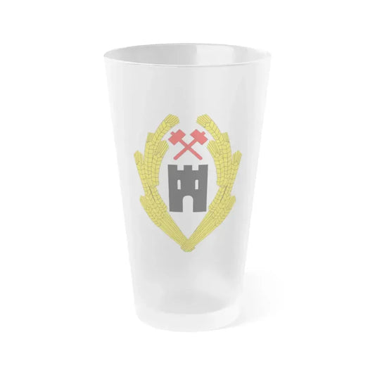 Coat of Arms of Austria 1918 - Frosted Pint Glass 16oz 16oz Frosted - Go Mug Yourself