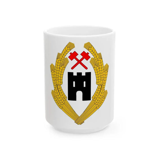 Coat of Arms of Austria 1918 - White Coffee Mug 15oz - Go Mug Yourself