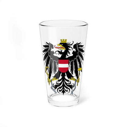 Coat of arms of Austria (Austria) (Coat of Arms) Pint Glass 16oz 16oz - Go Mug Yourself