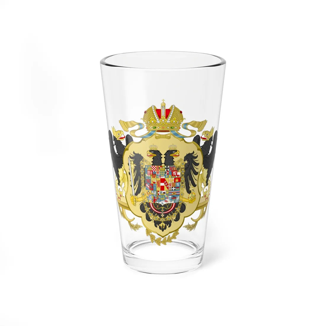 Coat of arms of Austria-Hungary 1846 (Austria) (Coat of Arms) Pint Glass 16oz 16oz - Go Mug Yourself