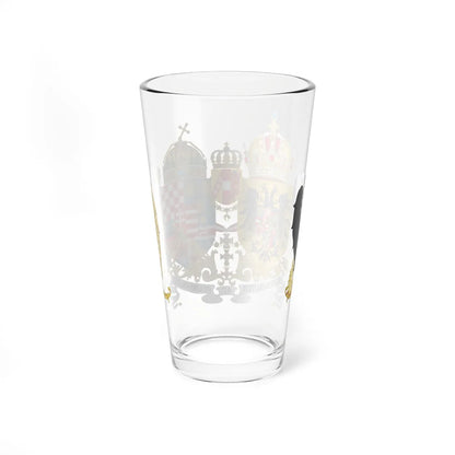 Coat of arms of Austria-Hungary 1914 (Austria) (Coat of Arms) Pint Glass 16oz - Go Mug Yourself