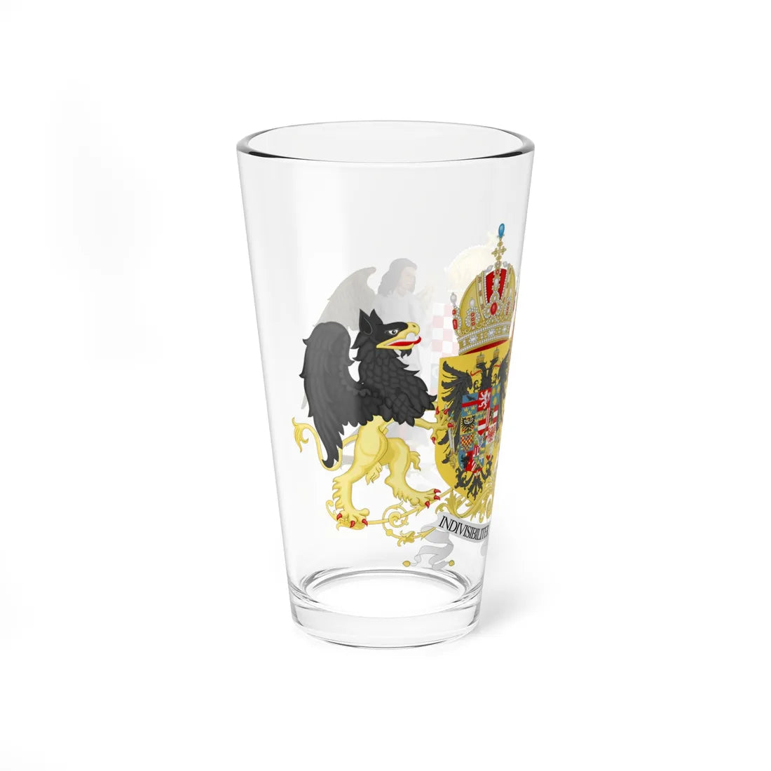 Coat of arms of Austria-Hungary 1914 v3 (Austria) (Coat of Arms) Pint Glass 16oz - Go Mug Yourself