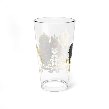Coat of arms of Austria-Hungary 1914 v3 (Austria) (Coat of Arms) Pint Glass 16oz - Go Mug Yourself