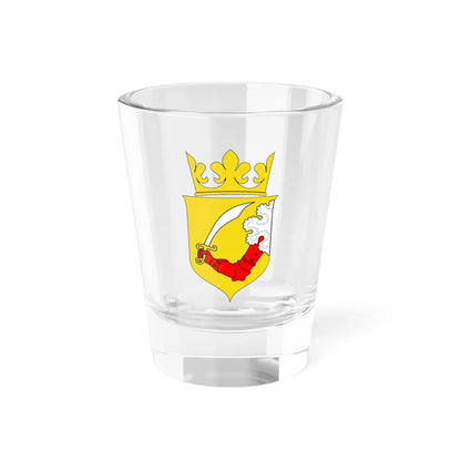 Coat of arms of Austrian Bosnia (Bosnia and Herzegovina) (Coat of Arms) Shot Glass 1.5oz 1.5oz - Go Mug Yourself