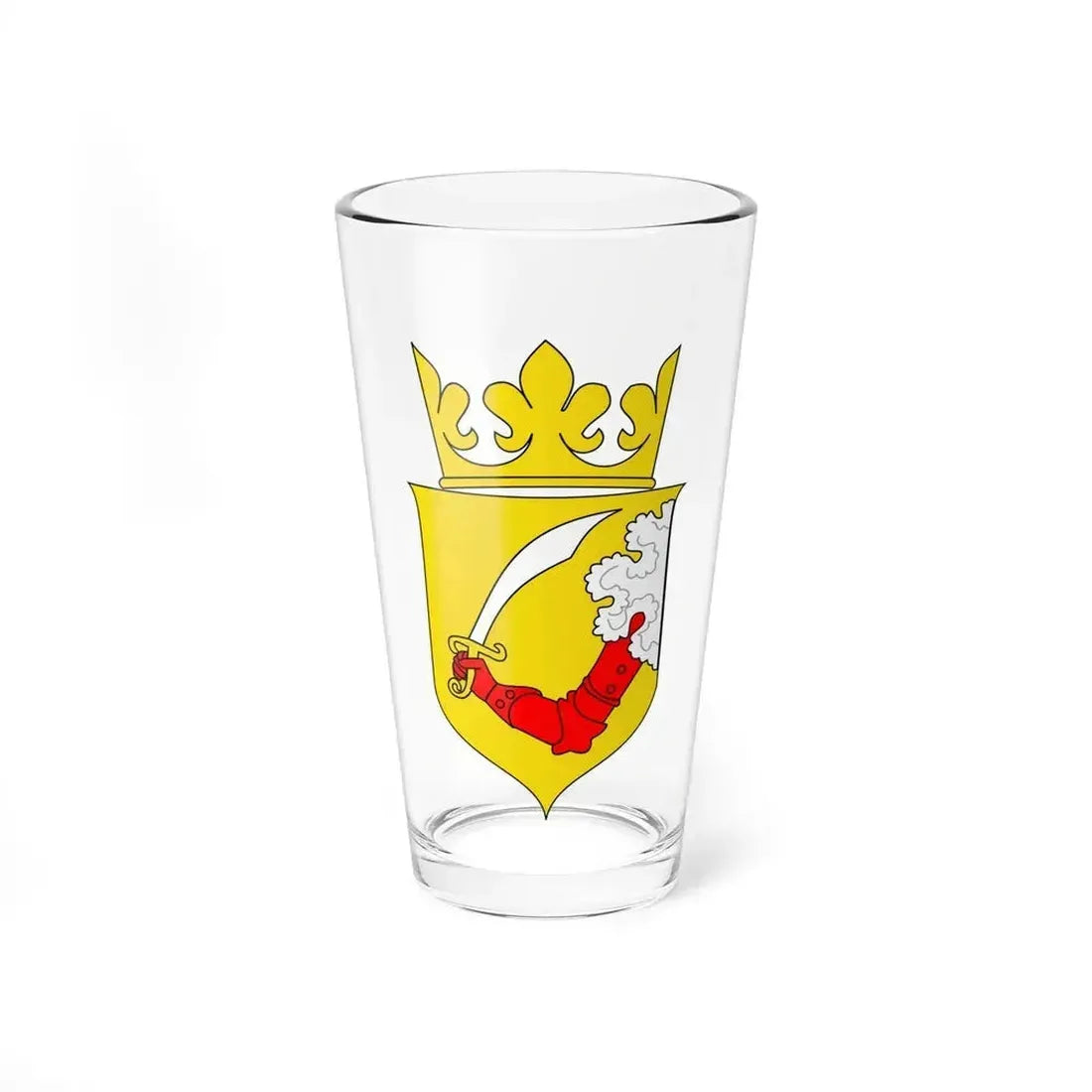 Coat of arms of Austrian Bosnia - Pint Glass 16oz 16oz - Go Mug Yourself
