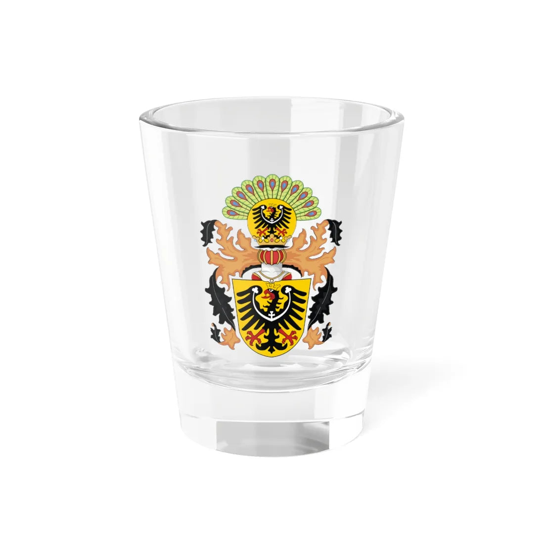 Coat of arms of Austrian Silesia (Poland) (Coat of Arms) Shot Glass 1.5oz 1.5oz - Go Mug Yourself