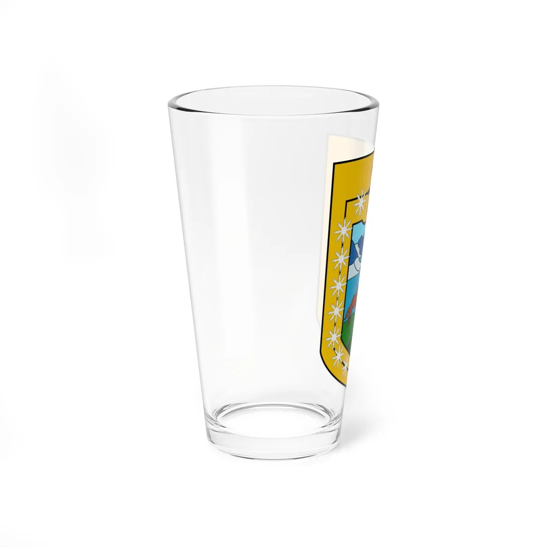 Coat of arms of Aysen Chile (Chile) (Coat of Arms) Pint Glass 16oz - Go Mug Yourself