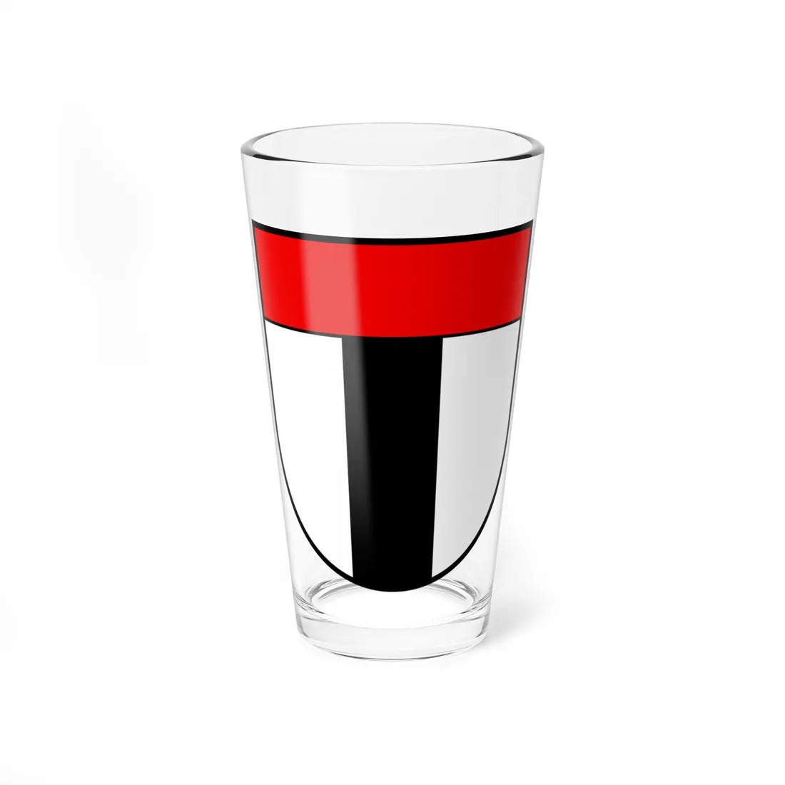 Coat of arms of Baden AG (Switzerland) (Coat of Arms) Pint Glass 16oz 16oz - Go Mug Yourself