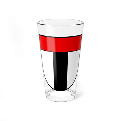 Coat of arms of Baden AG (Switzerland) (Coat of Arms) Pint Glass 16oz 16oz - Go Mug Yourself