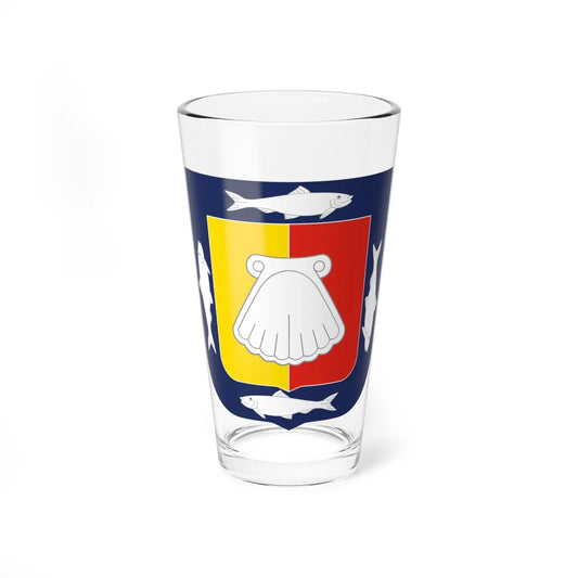 Coat of arms of Baja California Sur (Mexico) (Coat of Arms) Pint Glass 16oz 16oz - Go Mug Yourself