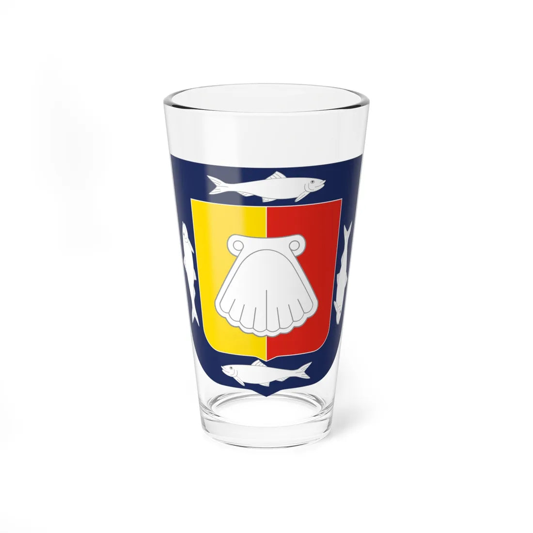 Coat of arms of Baja California Sur (Spain) (Coat of Arms) Pint Glass 16oz 16oz - Go Mug Yourself