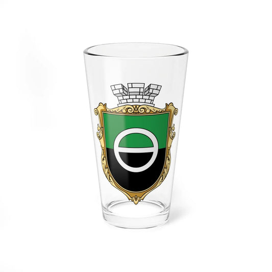 Coat of Arms of Bakhmut (Ukraine) (Coat of Arms) Pint Glass 16oz 16oz - Go Mug Yourself