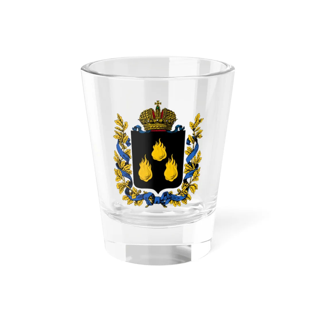 Coat of arms of Baku Governorate 1883 (Russia) (Coat of Arms) Shot Glass 1.5oz 1.5oz - Go Mug Yourself
