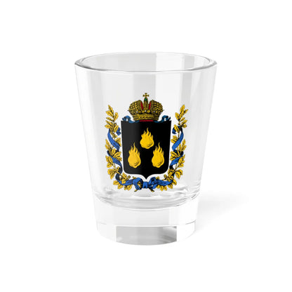 Coat of arms of Baku Governorate 1883 (Russia) (Coat of Arms) Shot Glass 1.5oz 1.5oz - Go Mug Yourself