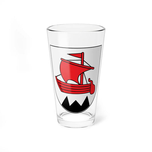 Coat of arms of Balbieriškis (Lithuania) (Coat of Arms) Pint Glass 16oz 16oz - Go Mug Yourself