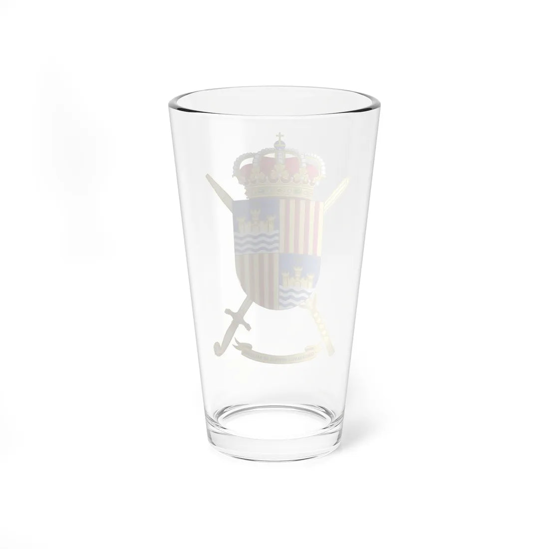 Coat of Arms of Balearics General Command (Spain) (Coat of Arms) Pint Glass 16oz - Go Mug Yourself