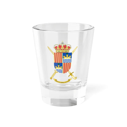 Coat of Arms of Balearics General Command (Spain) (Coat of Arms) Shot Glass 1.5oz 1.5oz - Go Mug Yourself