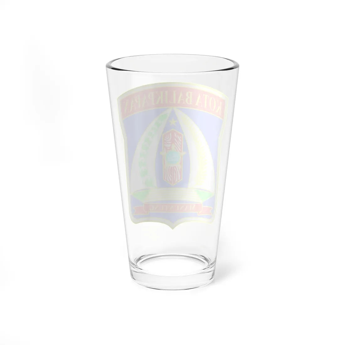 Coat of arms of Balikpapan (Indonesia) (Coat of Arms) Pint Glass 16oz - Go Mug Yourself