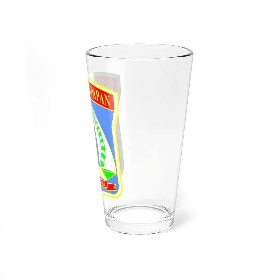 Coat of arms of Balikpapan (Indonesia) (Coat of Arms) Pint Glass 16oz - Go Mug Yourself
