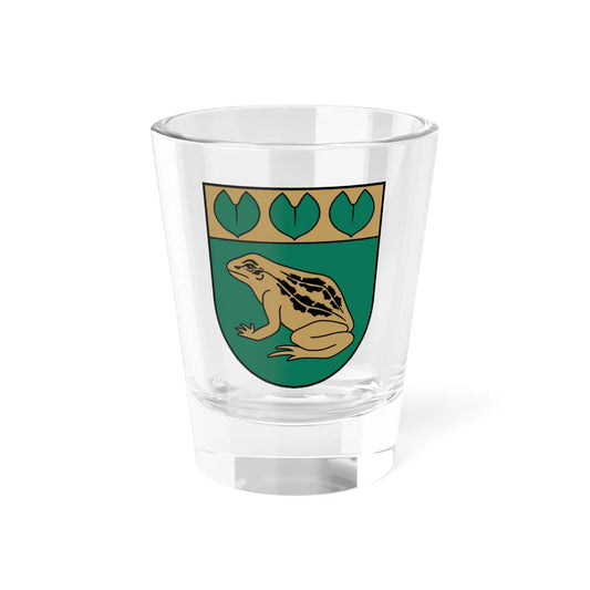 Coat of Arms of Baloži (Latvia) (Coat of Arms) Shot Glass 1.5oz 1.5oz - Go Mug Yourself