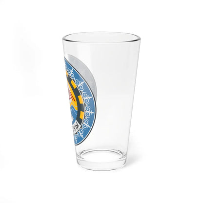 Coat of arms of Balykchy (Kyrgyzstan) (Coat of Arms) Pint Glass 16oz - Go Mug Yourself
