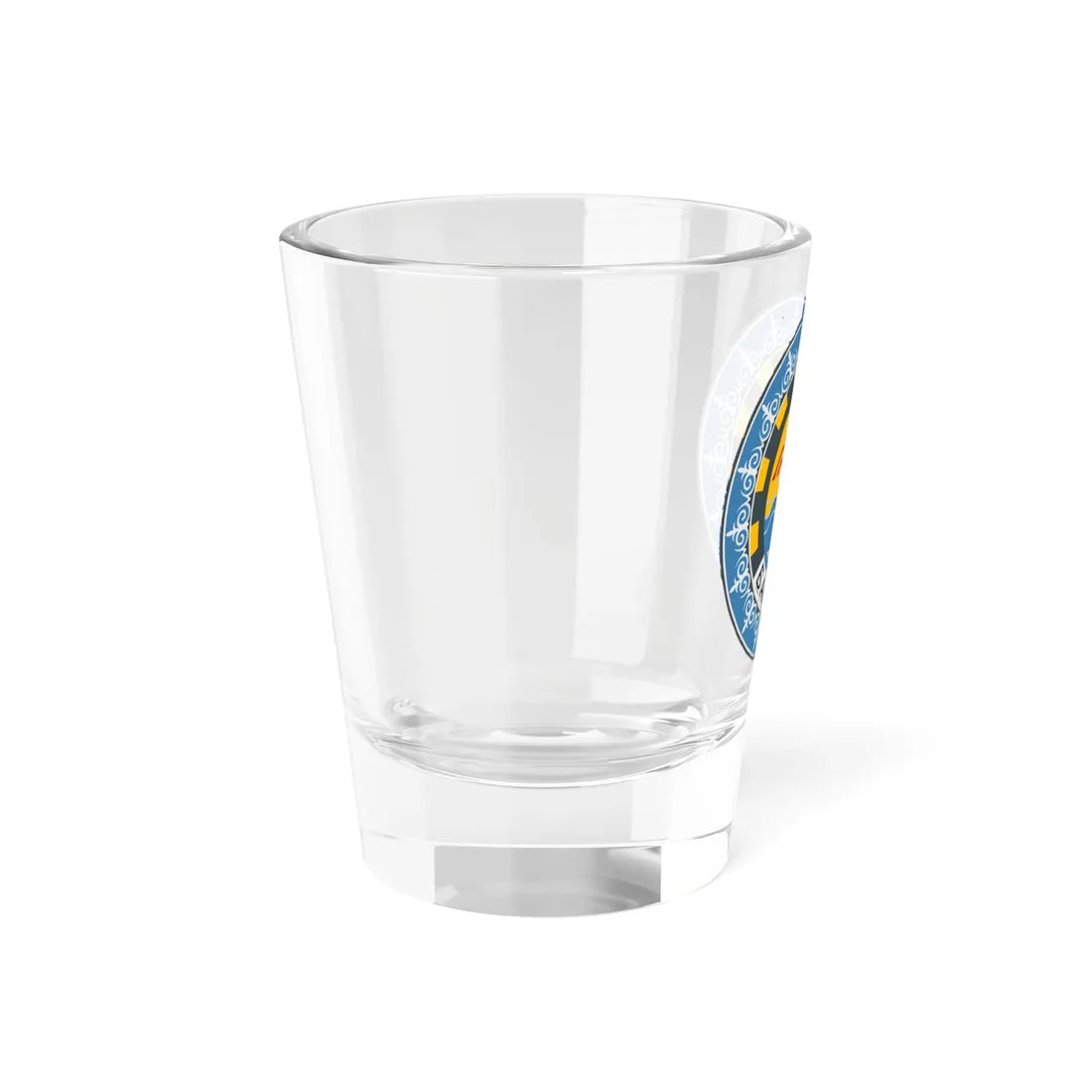 Coat of arms of Balykchy (Kyrgyzstan) (Coat of Arms) Shot Glass 1.5oz - Go Mug Yourself