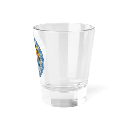 Coat of arms of Balykchy (Kyrgyzstan) (Coat of Arms) Shot Glass 1.5oz - Go Mug Yourself