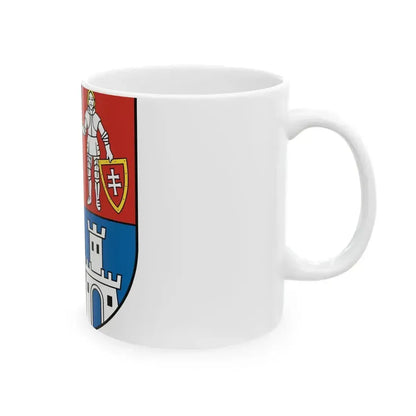 Coat Of Arms Of Banska Bystrica Region (Slovakia) White Coffee Mug - Go Mug Yourself