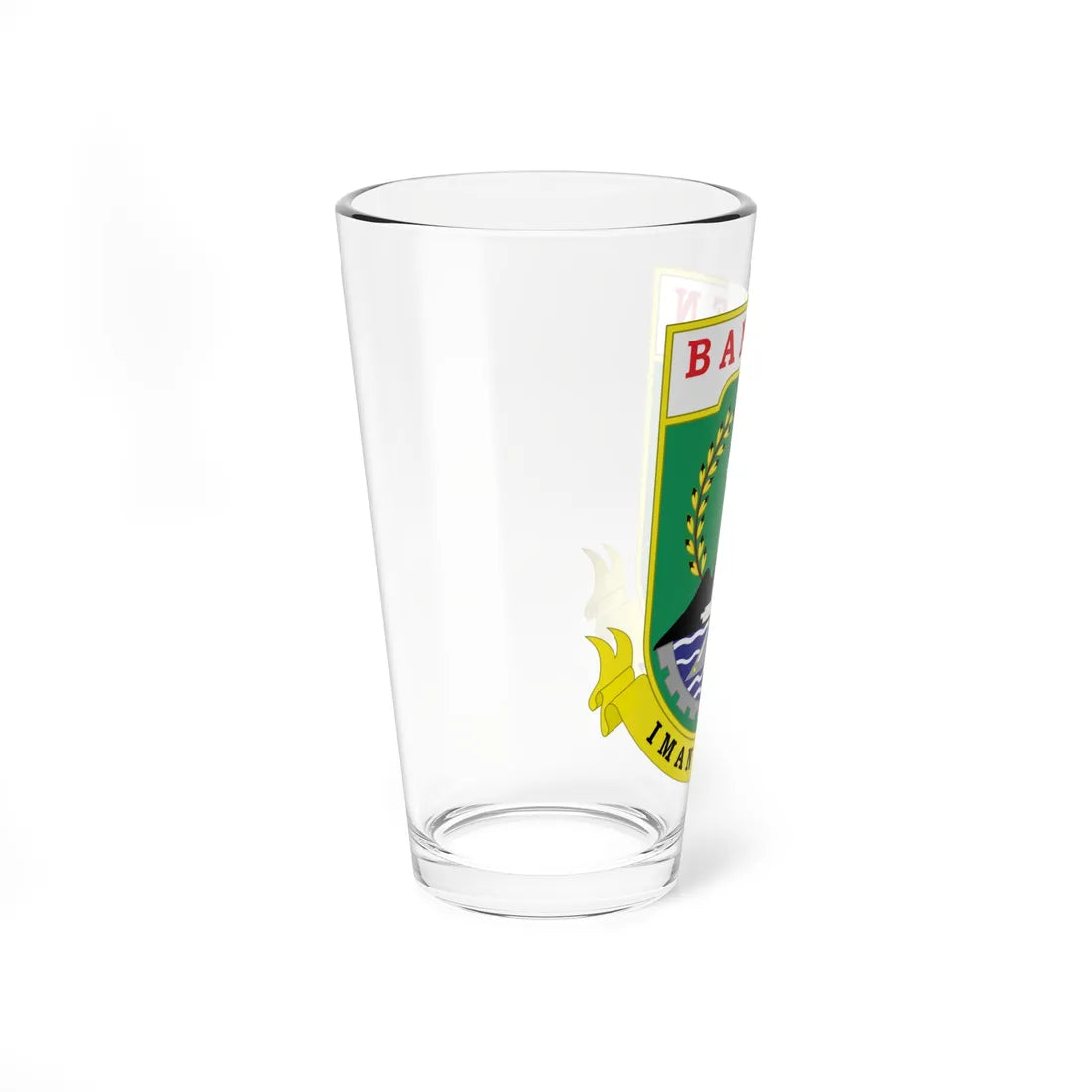Coat of arms of Banten (Indonesia) (Coat of Arms) Pint Glass 16oz - Go Mug Yourself