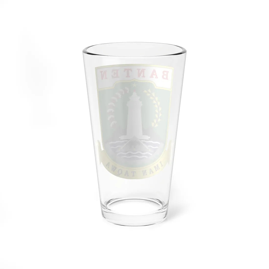 Coat of arms of Banten (Indonesia) (Coat of Arms) Pint Glass 16oz - Go Mug Yourself
