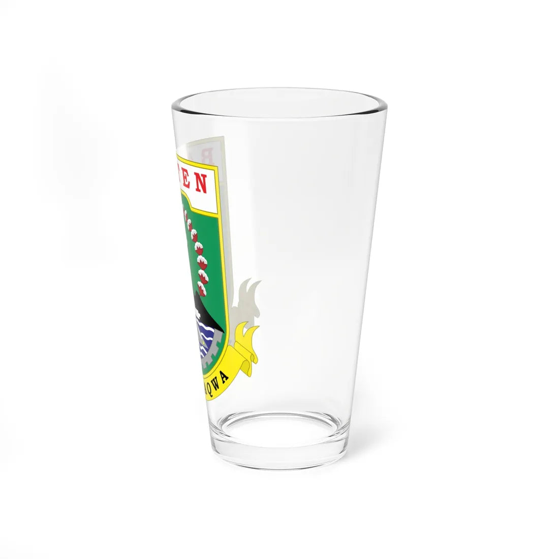 Coat of arms of Banten (Indonesia) (Coat of Arms) Pint Glass 16oz - Go Mug Yourself