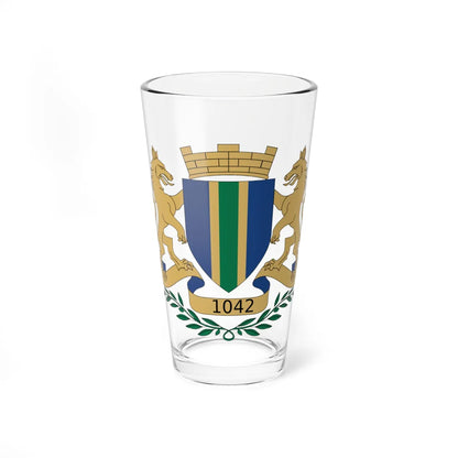 Coat of Arms of Bar Montenegro (Montenegro) (Coat of Arms) Pint Glass 16oz 16oz - Go Mug Yourself