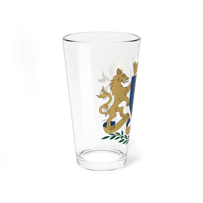 Coat of Arms of Bar Montenegro (Montenegro) (Coat of Arms) Pint Glass 16oz - Go Mug Yourself