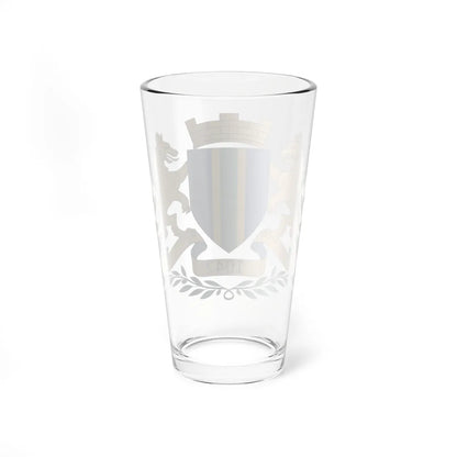 Coat of Arms of Bar Montenegro (Montenegro) (Coat of Arms) Pint Glass 16oz - Go Mug Yourself