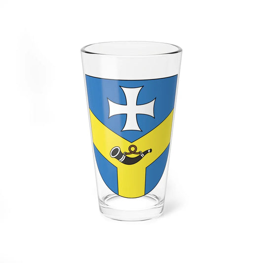 Coat of Arms of Barań Belarus (Belarus) (Coat of Arms) Pint Glass 16oz 16oz - Go Mug Yourself