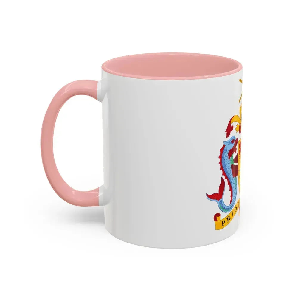 Coat of arms of Barbados - Accent Coffee Mug - Go Mug Yourself