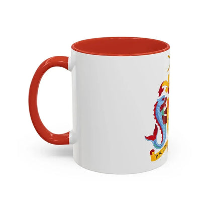 Coat of arms of Barbados - Accent Coffee Mug - Go Mug Yourself