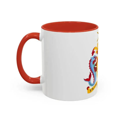 Coat of arms of Barbados - Accent Coffee Mug - Go Mug Yourself