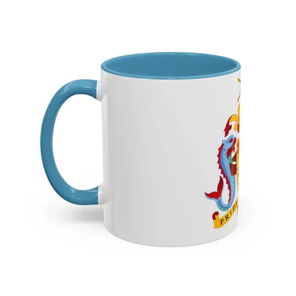 Coat of arms of Barbados - Accent Coffee Mug - Go Mug Yourself