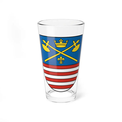 Coat of Arms of Bardejov (Slovakia) (Coat of Arms) Pint Glass 16oz 16oz - Go Mug Yourself