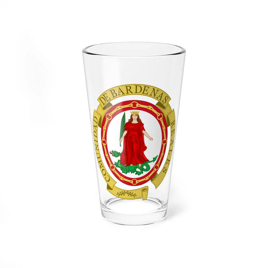 Coat of Arms of Bardenas Reales (Spain) (Coat of Arms) Pint Glass 16oz 16oz - Go Mug Yourself