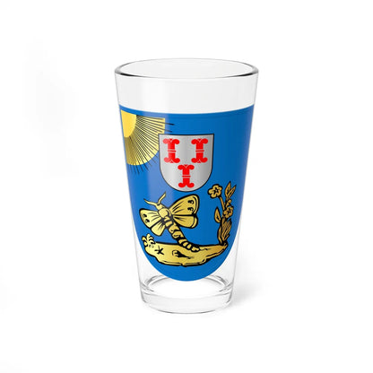 Coat of arms of Barneveld (Netherlands) (Coat of Arms) Pint Glass 16oz 16oz - Go Mug Yourself