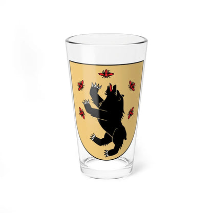 Coat of arms of Bartninkai (Lithuania) (Coat of Arms) Pint Glass 16oz 16oz - Go Mug Yourself