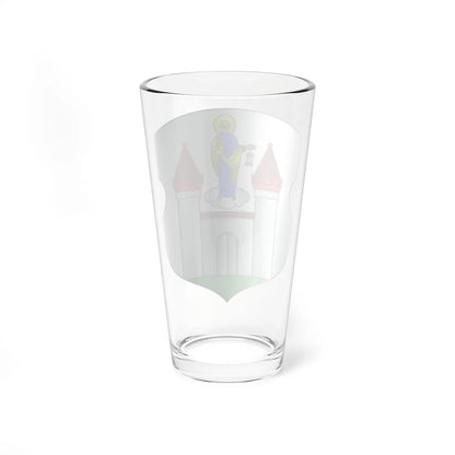 Coat of Arms of Barysaŭ (Belarus) (Coat of Arms) Pint Glass 16oz - Go Mug Yourself