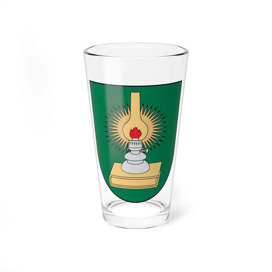 Coat of arms of Barzdai (Lithuania) (Coat of Arms) Pint Glass 16oz 16oz - Go Mug Yourself