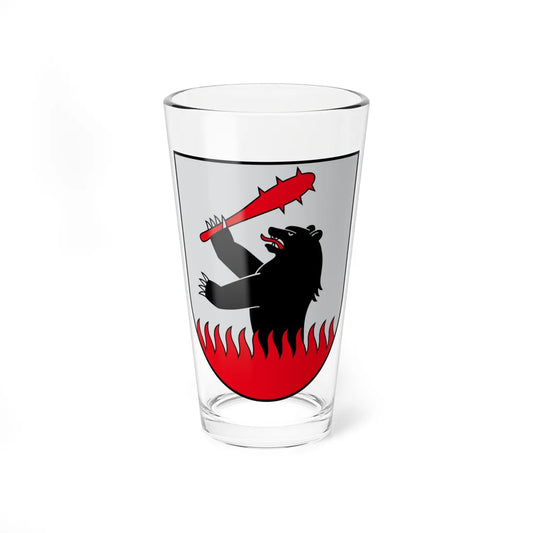 Coat of arms of Batakiai (Lithuania) (Coat of Arms) Pint Glass 16oz 16oz - Go Mug Yourself