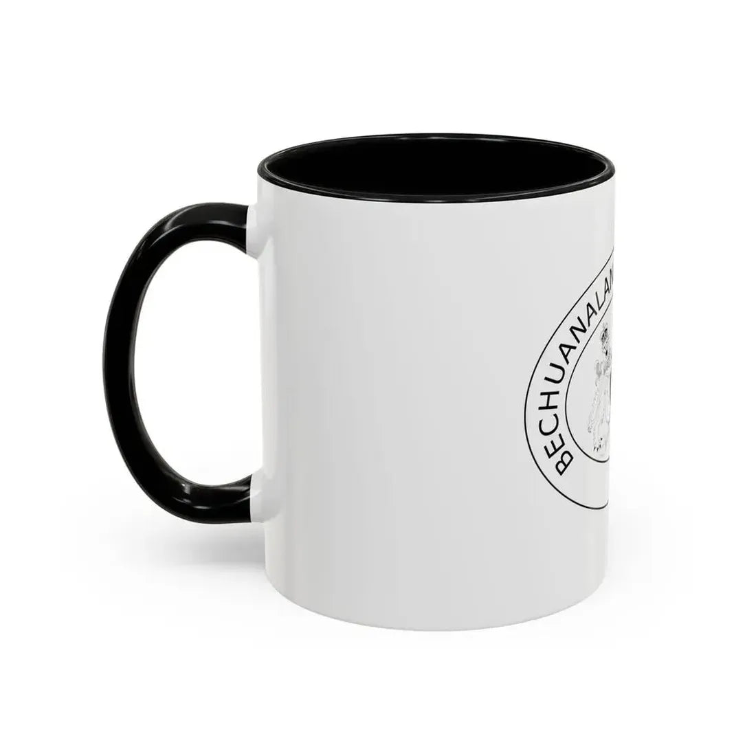 Coat of arms of Bechuanaland Protectorate - Accent Coffee Mug - Go Mug Yourself